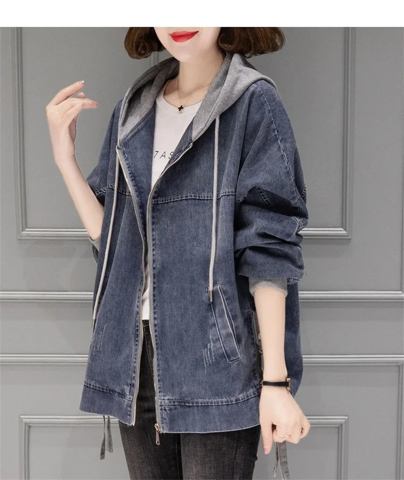 Denim Jacket Women's Spring and Autumn Fashion 2022 Spring New Korean Version Casual Short Small Baseball Uniform Top Clothes W5