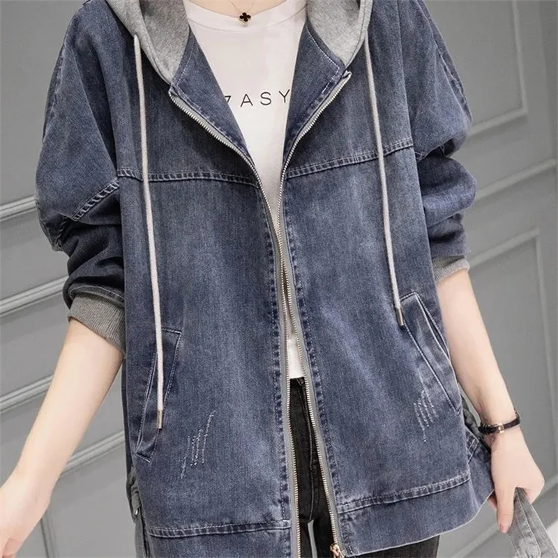 Denim Jacket Women's Spring and Autumn Fashion 2022 Spring New Korean Version Casual Short Small Baseball Uniform Top Clothes W5