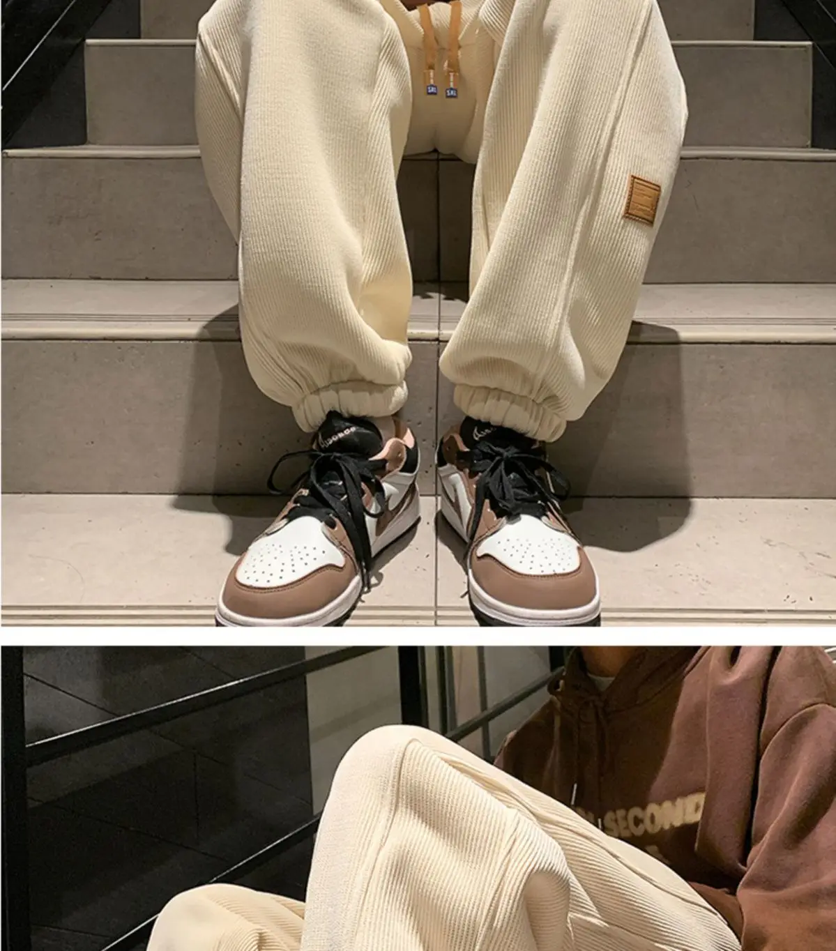 NEW Women Trousers New Winter High Waist Casual Thermal Thicken Fleece Trousers Stretch Fleece Big-size Ankle-length Harem Pants