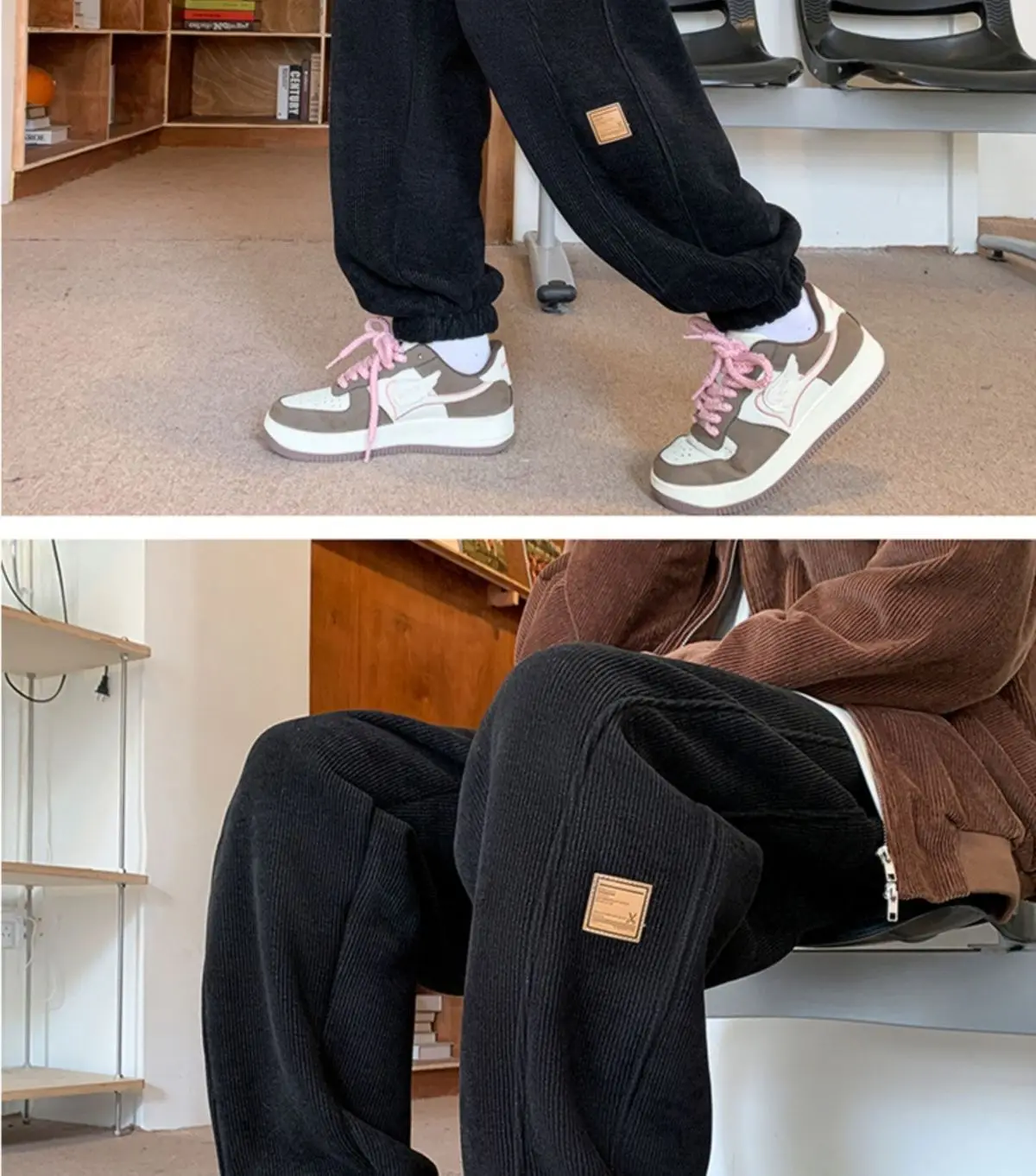 NEW Women Trousers New Winter High Waist Casual Thermal Thicken Fleece Trousers Stretch Fleece Big-size Ankle-length Harem Pants
