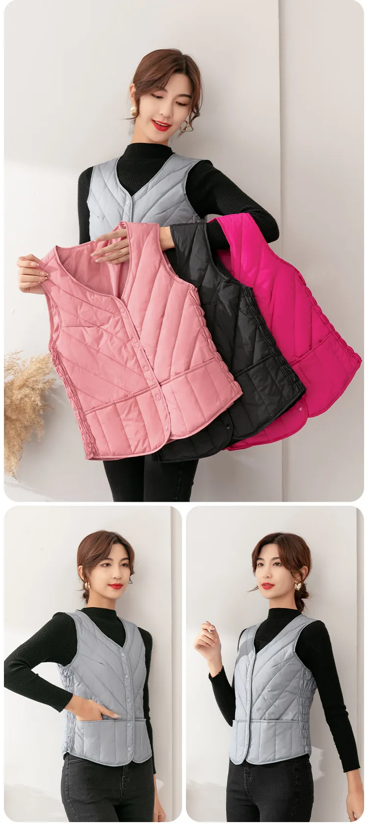 5XL Oversize Down Waistcoat Coat Autumn Winter Women Light White Duck Down Vest Jacket Ladies Sleeveless Warm Parkas Short Tank