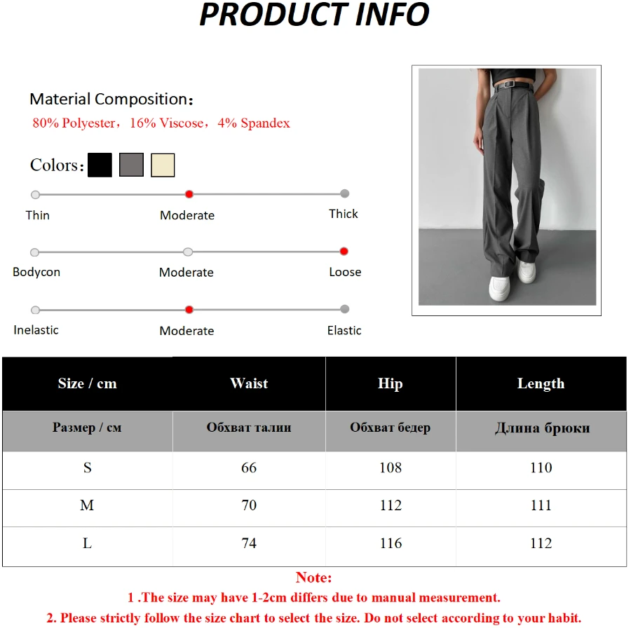 Bornladies Autumn Office Ladies Trousers Women High Waist Pants Pockets Female Summer Pleated Wide Leg Solid OL Pants Women