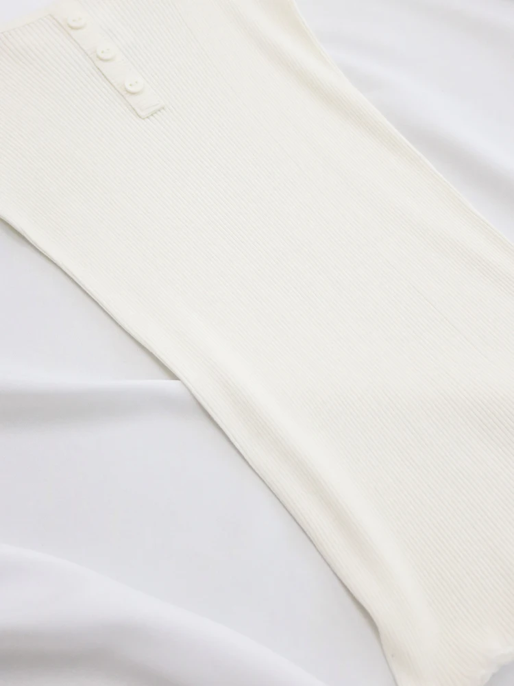 SuyaDream Women Silk Camisole 30%Silk 70%Cotton Knitted Natural Chic Camis 2025 Spring Summer Solid T Shirts White