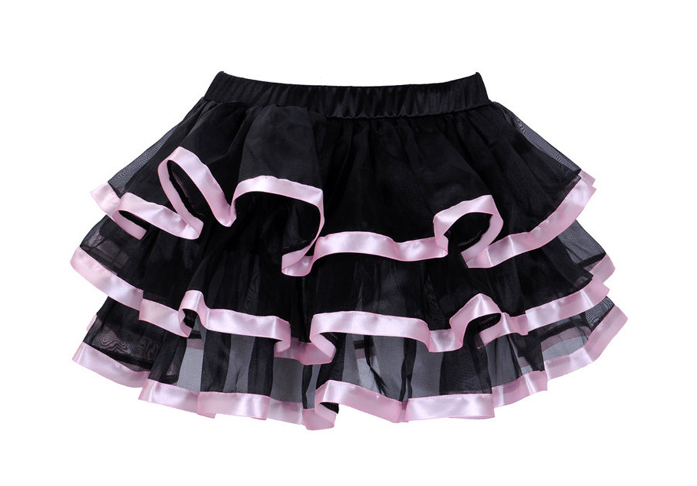 Adult Female Layered Tutu Mini Skirt Sexy Women Multilayer Mesh Tulle Showgirl Party Dance Skirts Plus Size Pettiskirt