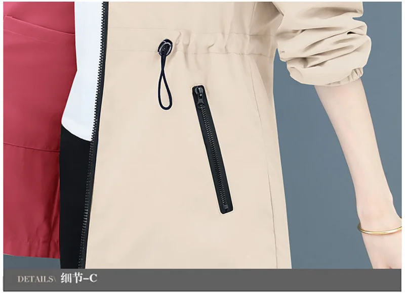 Double-Sided Trench Coat Women 2023 New Korean Casual Spring Autumn Loose Mid Long Windbreakers Female Outerwear Gabardina Mujer