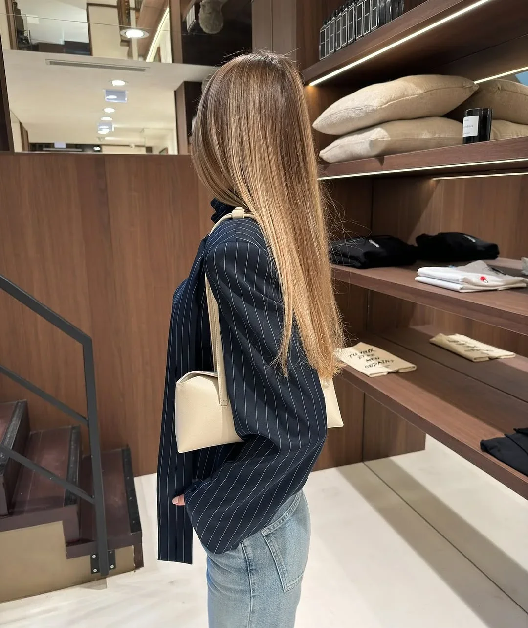 Talenza Women's Striped Blazer Elegant Ribbon Lace-up V-Neck Patchwork Long Sleeve Luxury Outwear Vintage  Women Tailored Coat