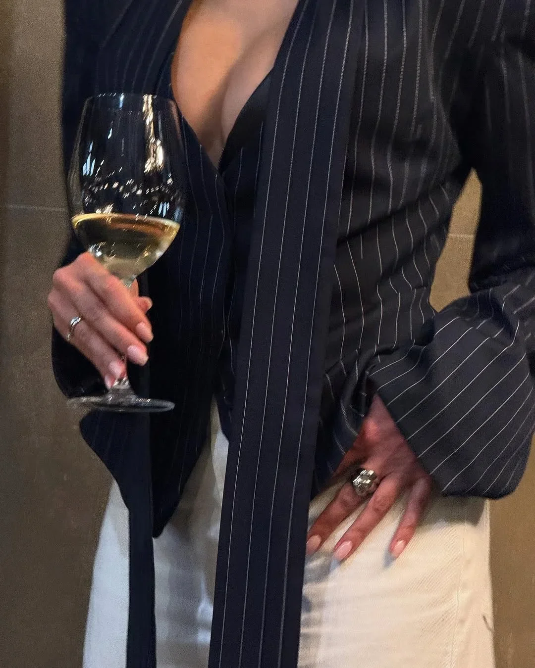 Talenza Women's Striped Blazer Elegant Ribbon Lace-up V-Neck Patchwork Long Sleeve Luxury Outwear Vintage  Women Tailored Coat