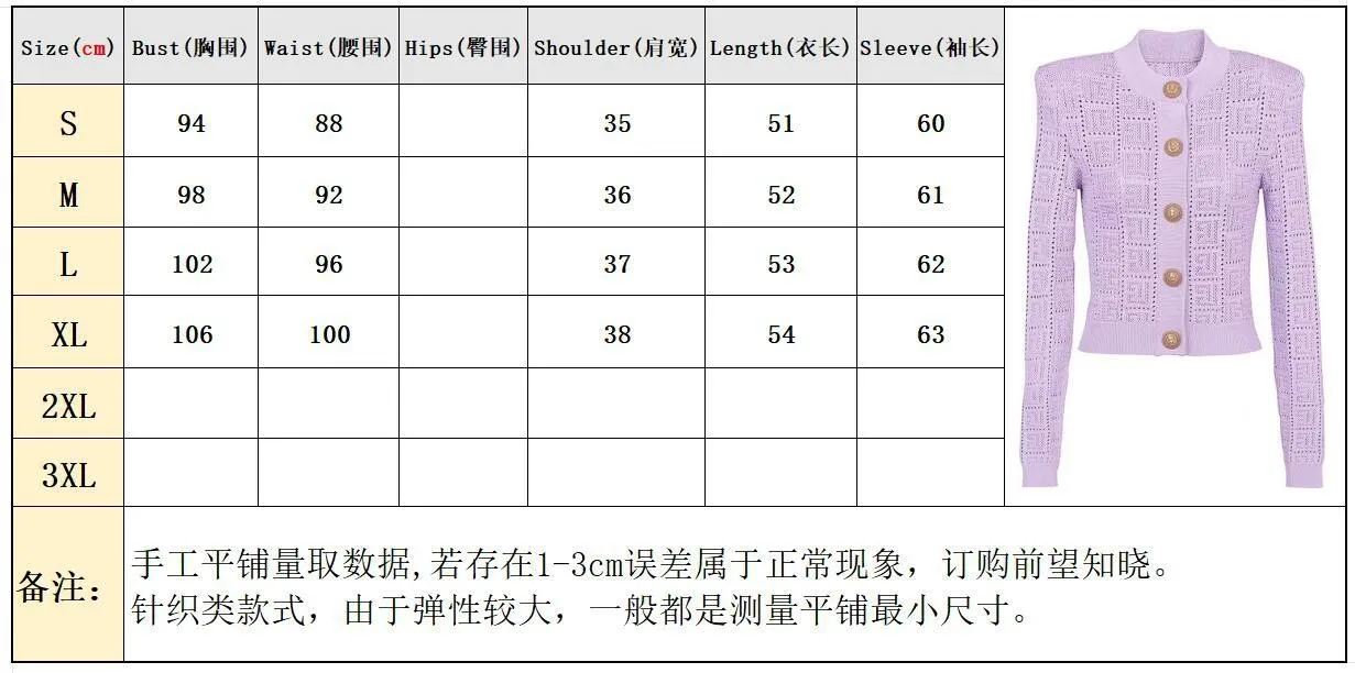 SML High Quality Fashion Elastic Knitted Fabric Labyrinth Hollow Round Neck Single breasted Long Sleeve Slim Fit Women Cardigan