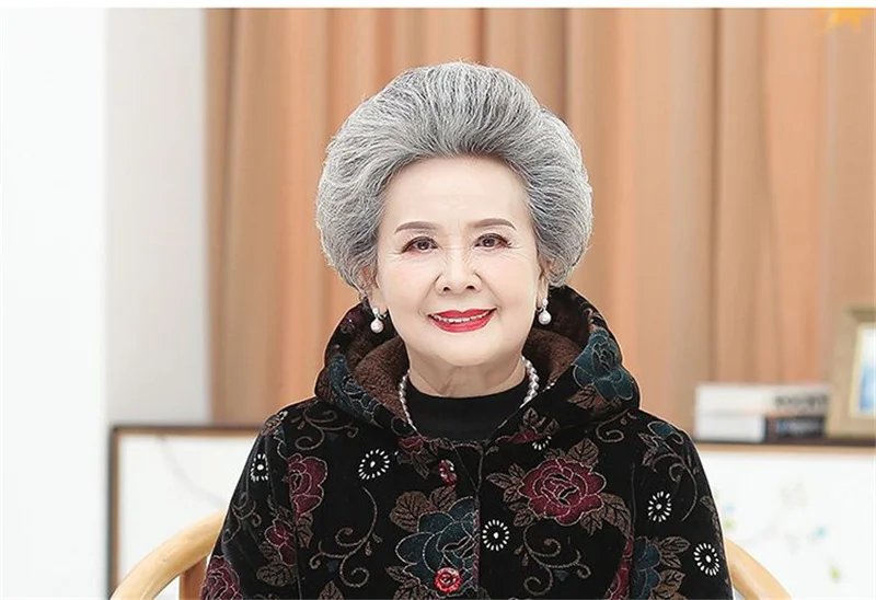 Women Cotton-Padded Coat Middle-Aged Elderly Mother Winter Clothes Women Parkas Velvet Thick Warm Quilted Jacket Outerwear 5XL