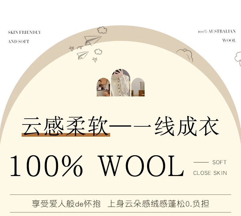 100% Merino Wool Sweater Women Half-high Collar Pullover Autumn Winter Casual Knit Tops Solid Female Cashmere Soft Knitwear