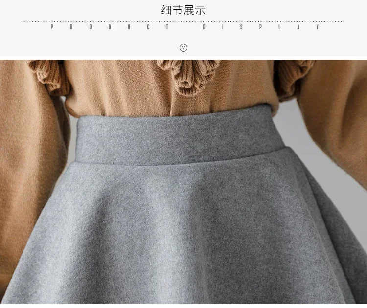 Autumn Fashion Women's Solid Color PU Pleated Skirts Winter Slim Fit High Waisted Unique Zippered Women Mini Leather Skirt