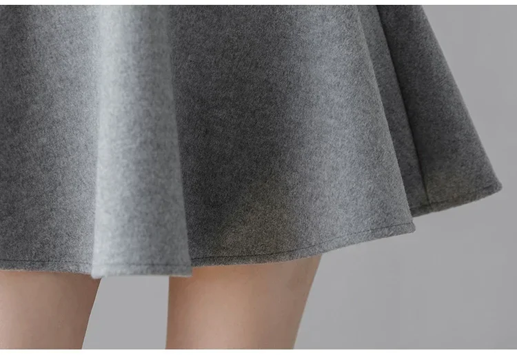 Autumn Fashion Women's Solid Color PU Pleated Skirts Winter Slim Fit High Waisted Unique Zippered Women Mini Leather Skirt