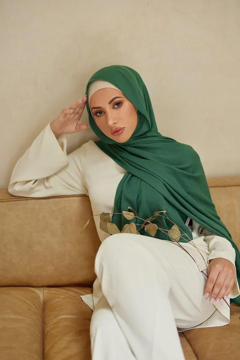 Nieuwe Crinkled Rayon Hijab Hijabs for Women Scarf Plain Shawls Femme Musulman Soft Viscose Headscarf Islamic Turban Headband