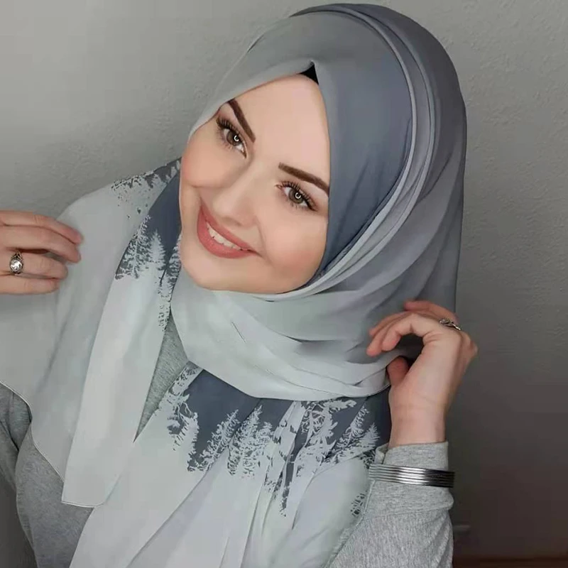 Islamic Fashion Chiffon Hijab Abaya Hijabs For Woman Abayas Jersey Head Wrap Scarf Muslim Dress Women Turbans Instant Turban