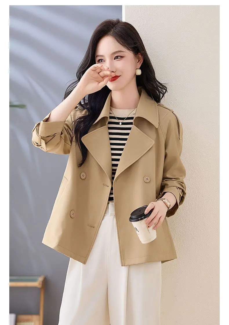 High End Suit Jacket For Petite Women 2026 Spring And Autumn New Casual Top Temperament Thin Windbreaker