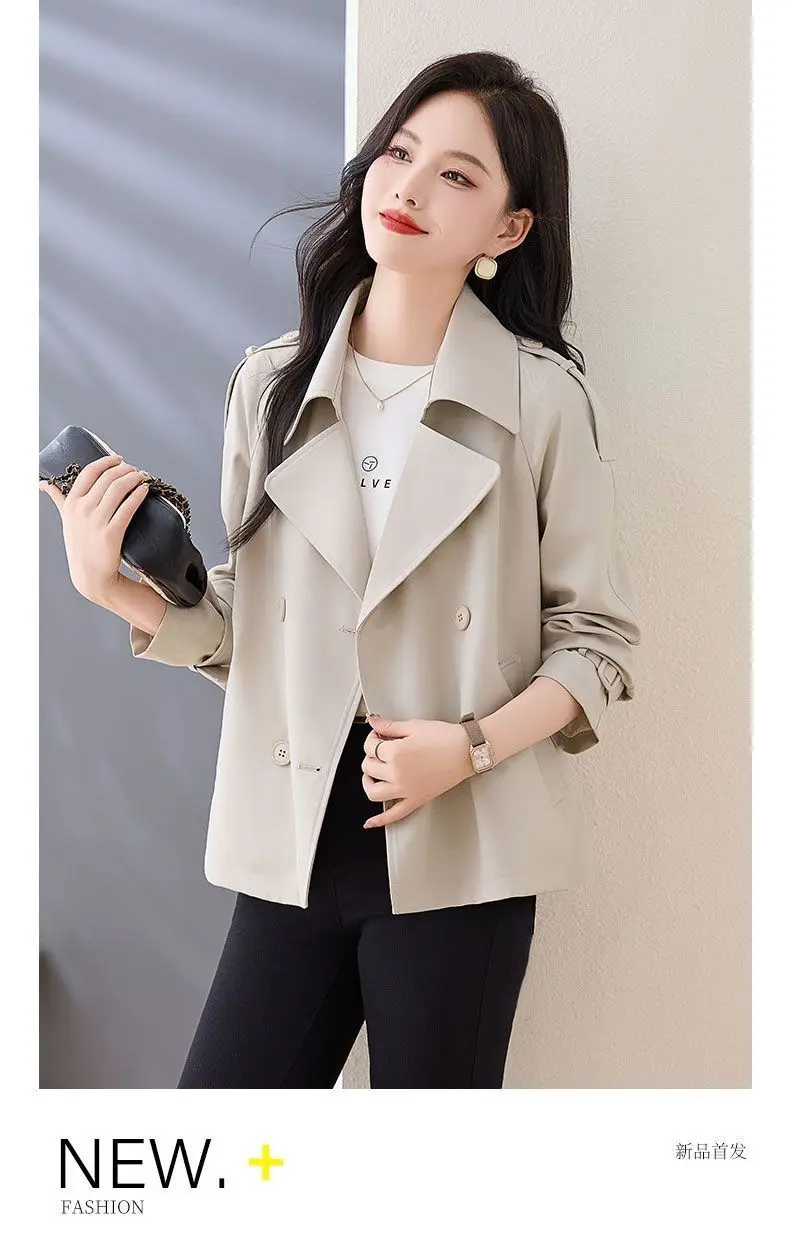 High End Suit Jacket For Petite Women 2026 Spring And Autumn New Casual Top Temperament Thin Windbreaker
