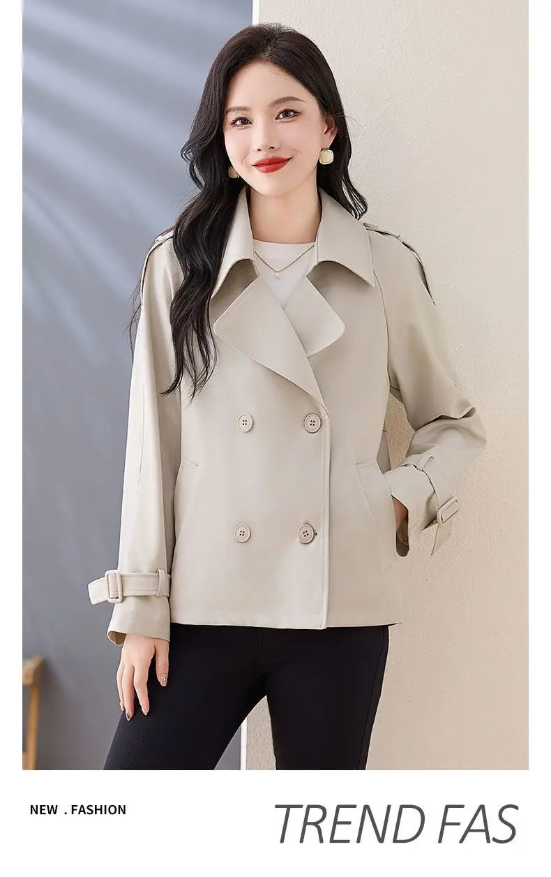 High End Suit Jacket For Petite Women 2026 Spring And Autumn New Casual Top Temperament Thin Windbreaker