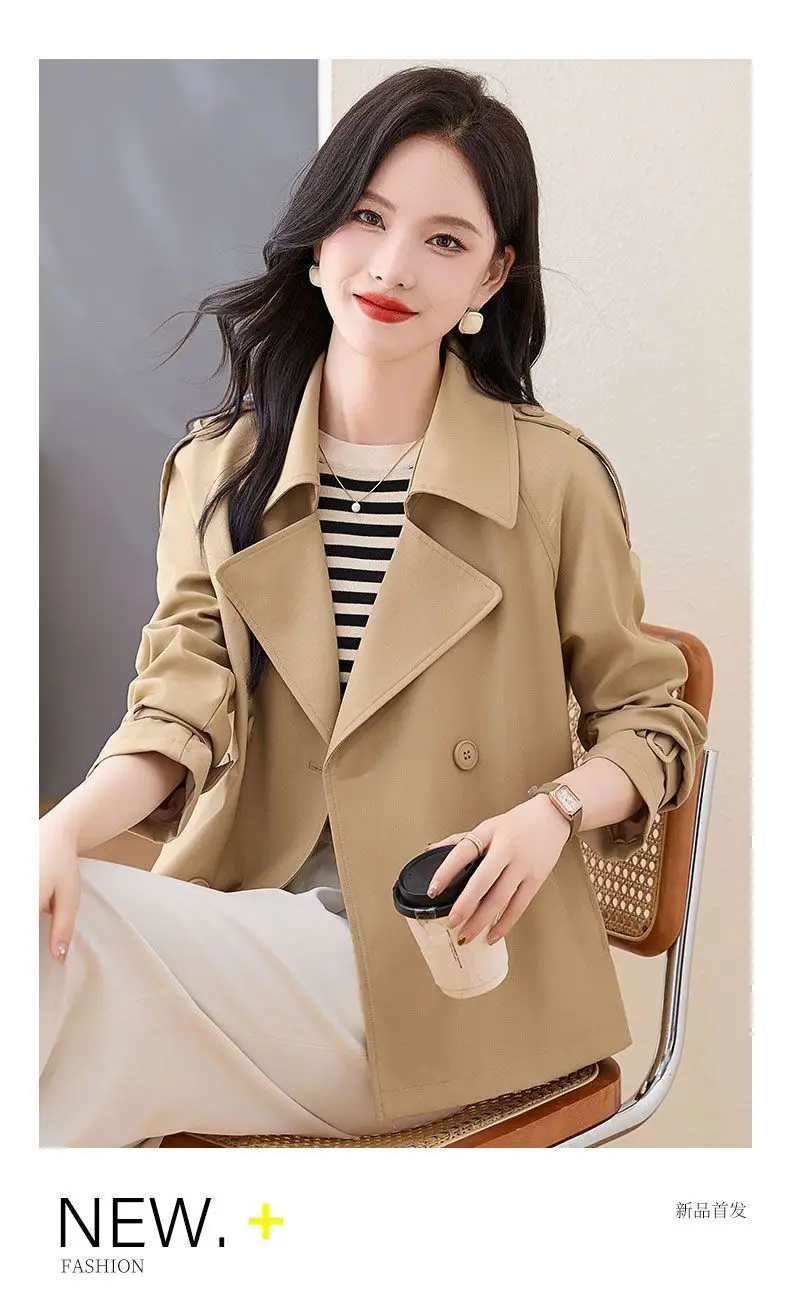 High End Suit Jacket For Petite Women 2026 Spring And Autumn New Casual Top Temperament Thin Windbreaker