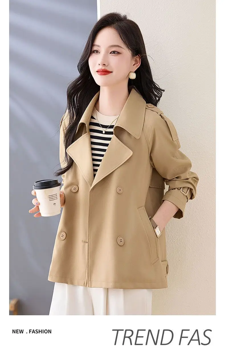 High End Suit Jacket For Petite Women 2026 Spring And Autumn New Casual Top Temperament Thin Windbreaker