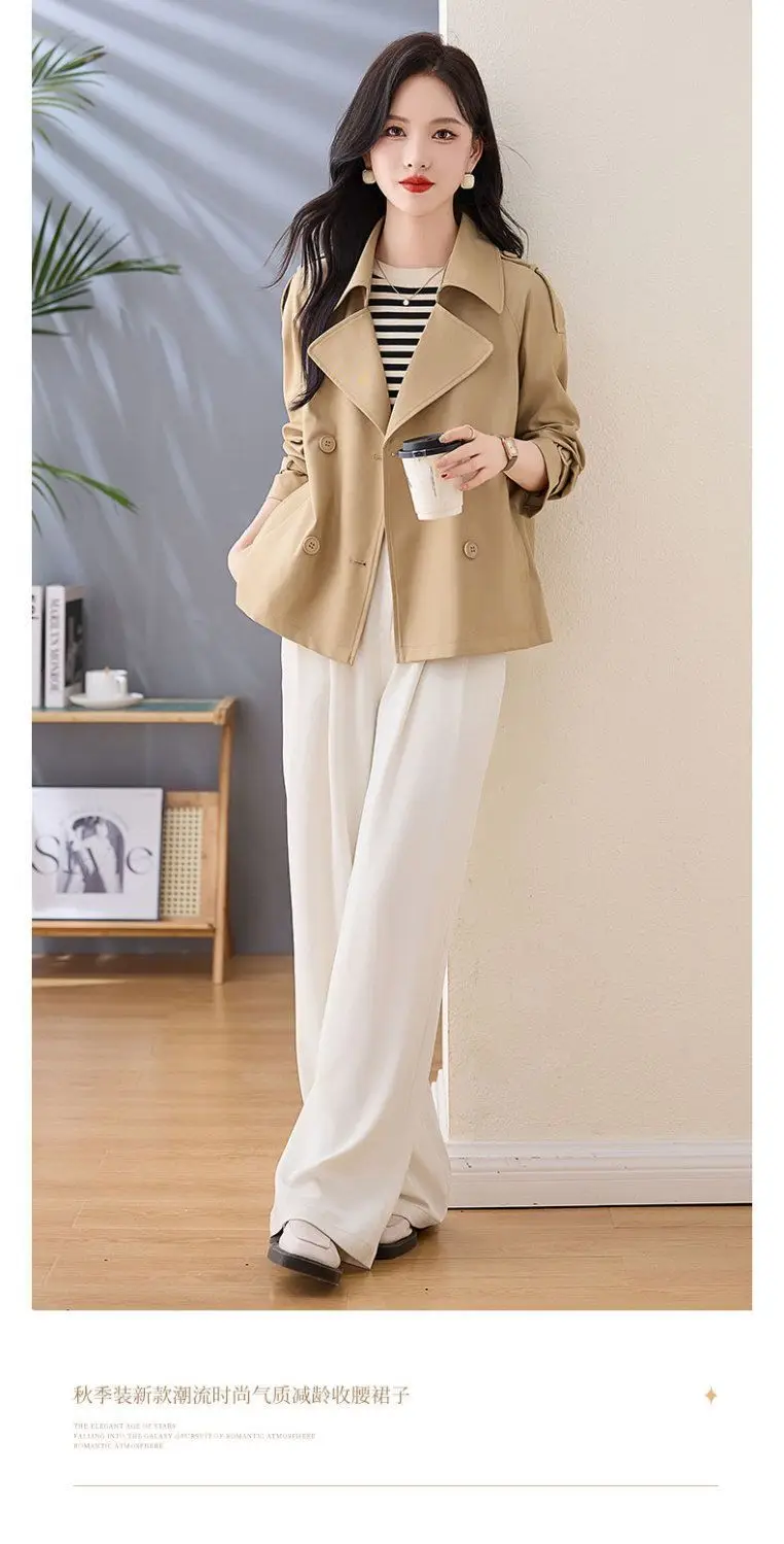 High End Suit Jacket For Petite Women 2026 Spring And Autumn New Casual Top Temperament Thin Windbreaker
