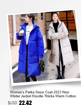 2026 New Winter Coat Women Parka Fashion Long Coats Hoodie Parkas Fur Neckline Warm Chiffon Apron Student Jacket Outerwear