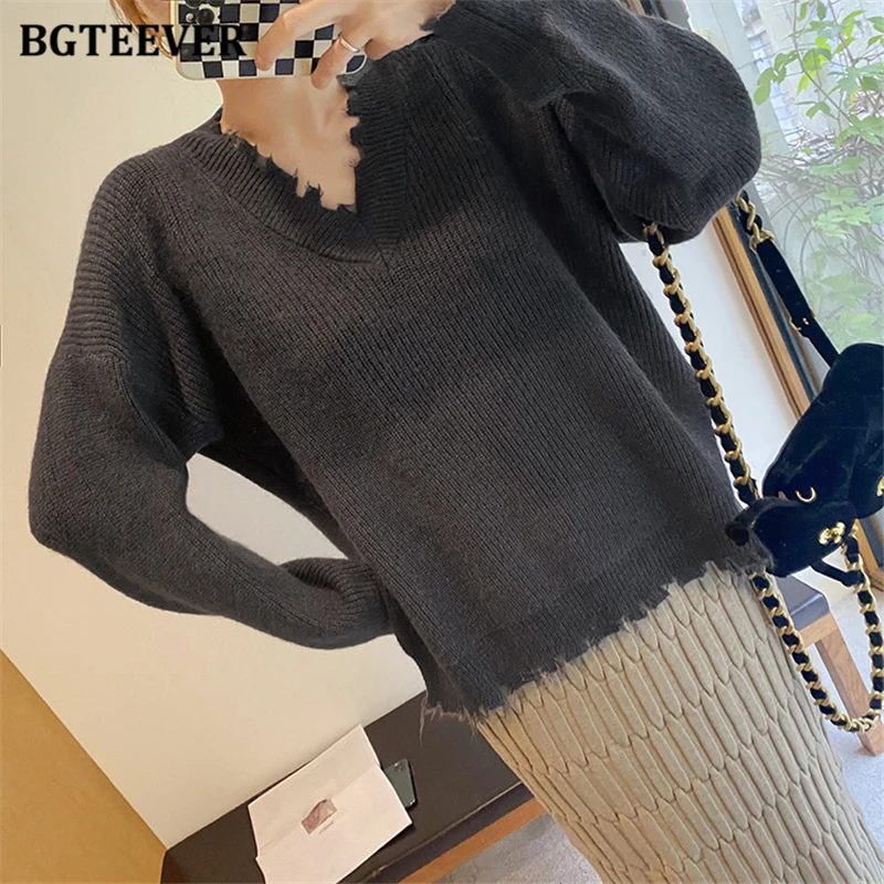 BGTEEVER Elegant High Waist Wrapped Knitted Skirts Women Pencil Skirt Women Slim Fit Zipper Mid-Calf Skirt Office Lady