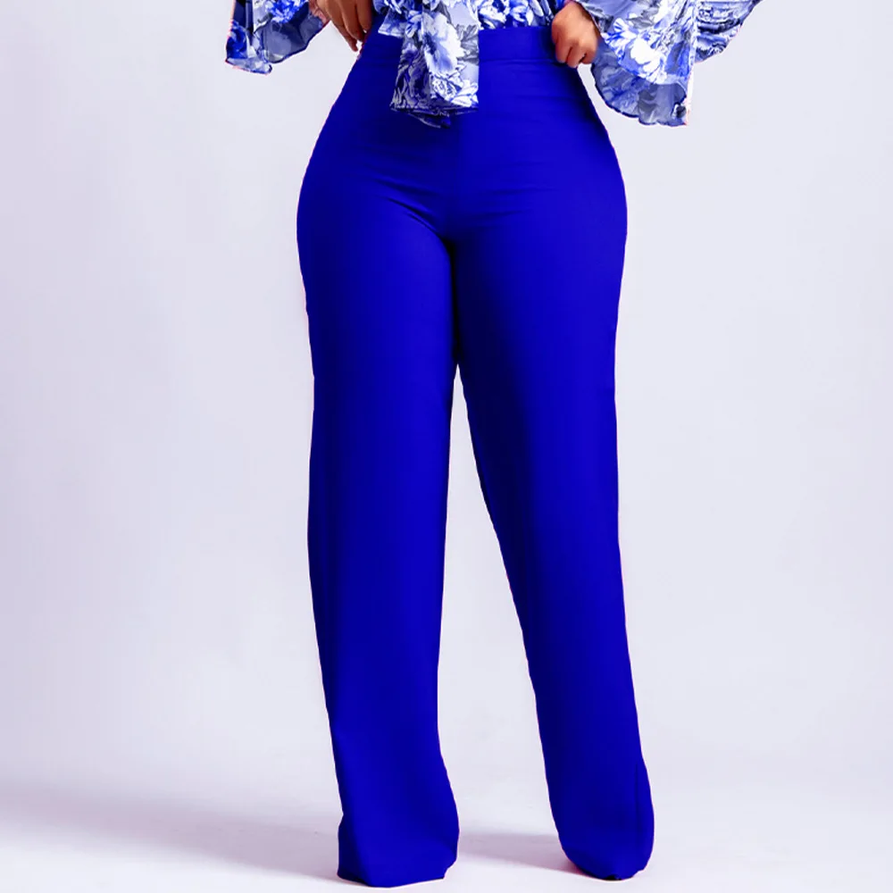 Women Shiny Yellow Capris Pants High Waist Trousers Office Work Lady Full Length Summer Bottoms Capris 2027 Spring Summer