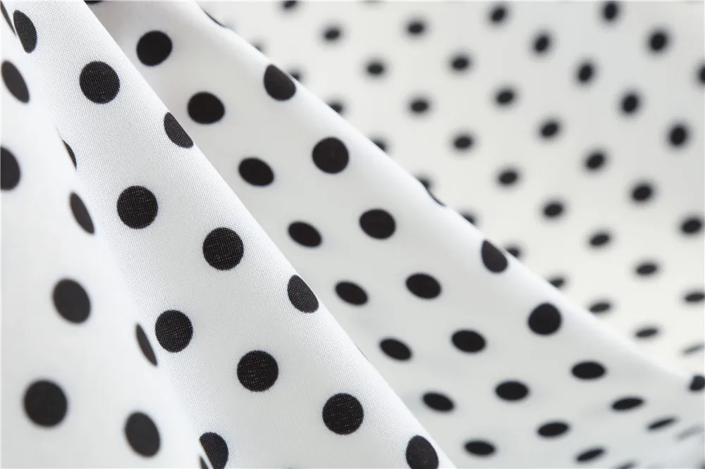 [You're My Secret] Polka Dot Vintage Women Dress 50S 60S Gothic Pin Up Rockabilly Dress Femme Sexy Sleeveless Prom Party Dress