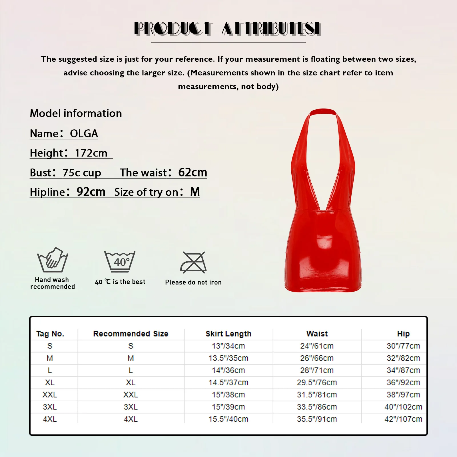 Womens Glossy Bodycon Dress Wet Look Patent Leather Zipper Closure V Neck Backless Skinny Mini Dress for Rave Party Clubbing