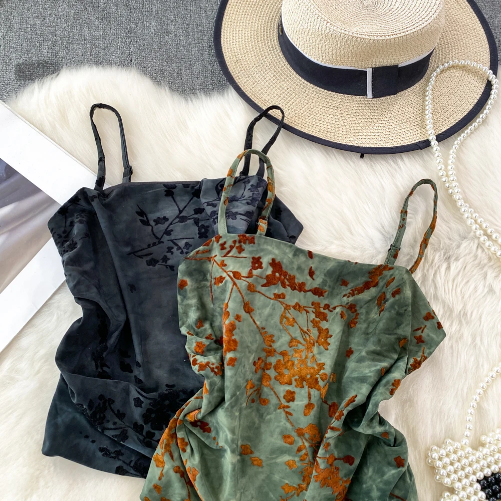 Sexy Print Jacquard Tube Top Chic Strapless Crop Top Fashion Sleeveless Camis Autumn Women Tank Top