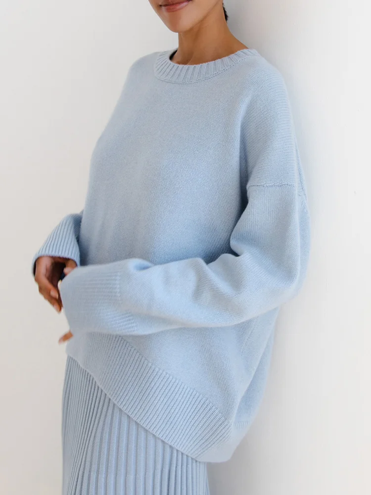 KarSaNy Women Loose Sweaters For Winter Thick Knit Pullovers Green Outwear Women's Sweater Black Oversized Sweaters For Women