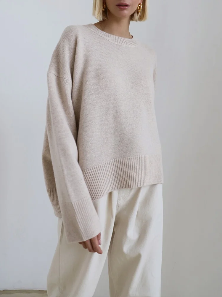 KarSaNy Women Loose Sweaters For Winter Thick Knit Pullovers Green Outwear Women's Sweater Black Oversized Sweaters For Women