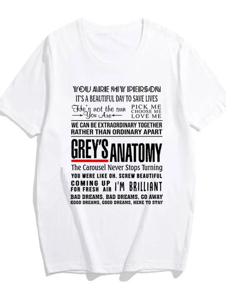 Grey's Anatomy Shirt Greys Anatomy Quotes T-shirt You Are My Person Shirt It's A Beautiful Day To Save Lives Shirt Graphic Tee