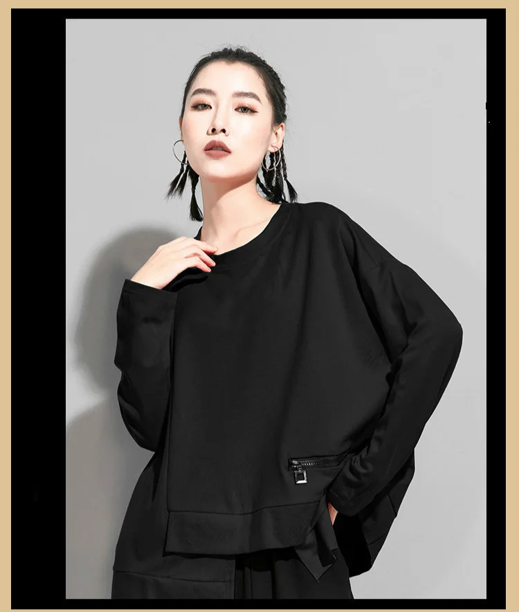 Amax luluE 2025 Spring Korean Women Fashion Tops Loose Tee Shirts Ladies Classic Vintage Casual O Neck Solid Punk Cotton Clothes