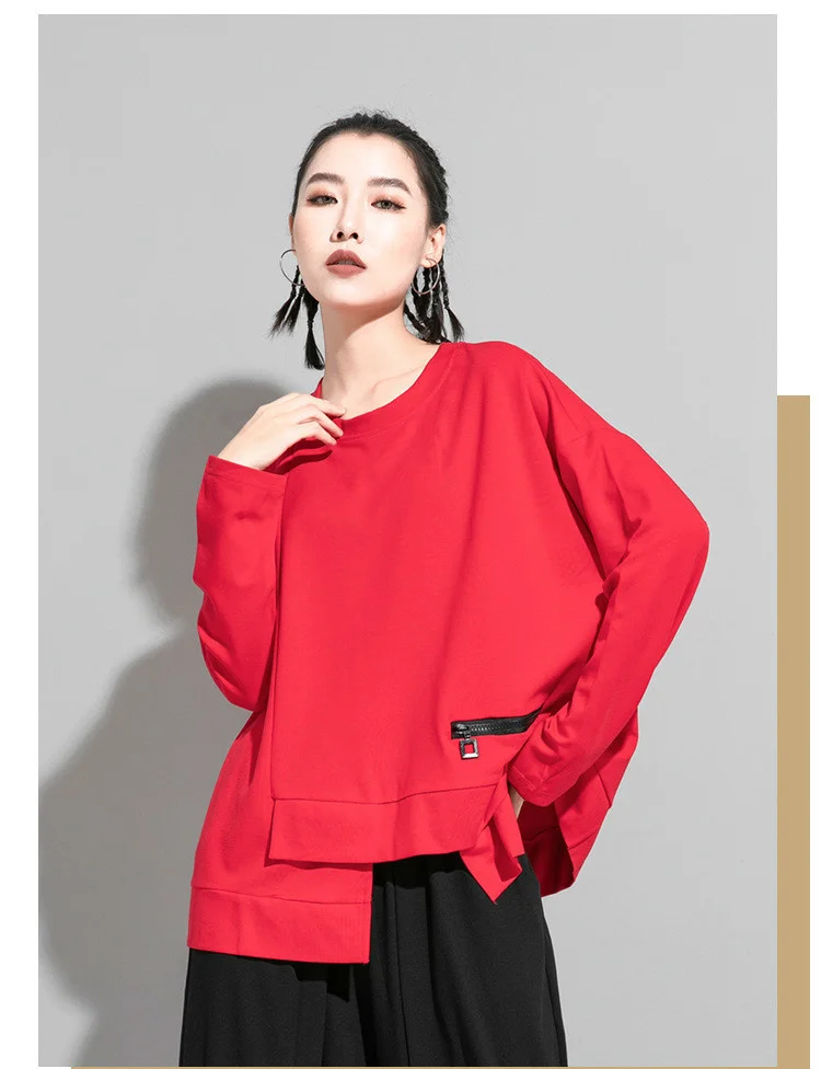 Amax luluE 2025 Spring Korean Women Fashion Tops Loose Tee Shirts Ladies Classic Vintage Casual O Neck Solid Punk Cotton Clothes