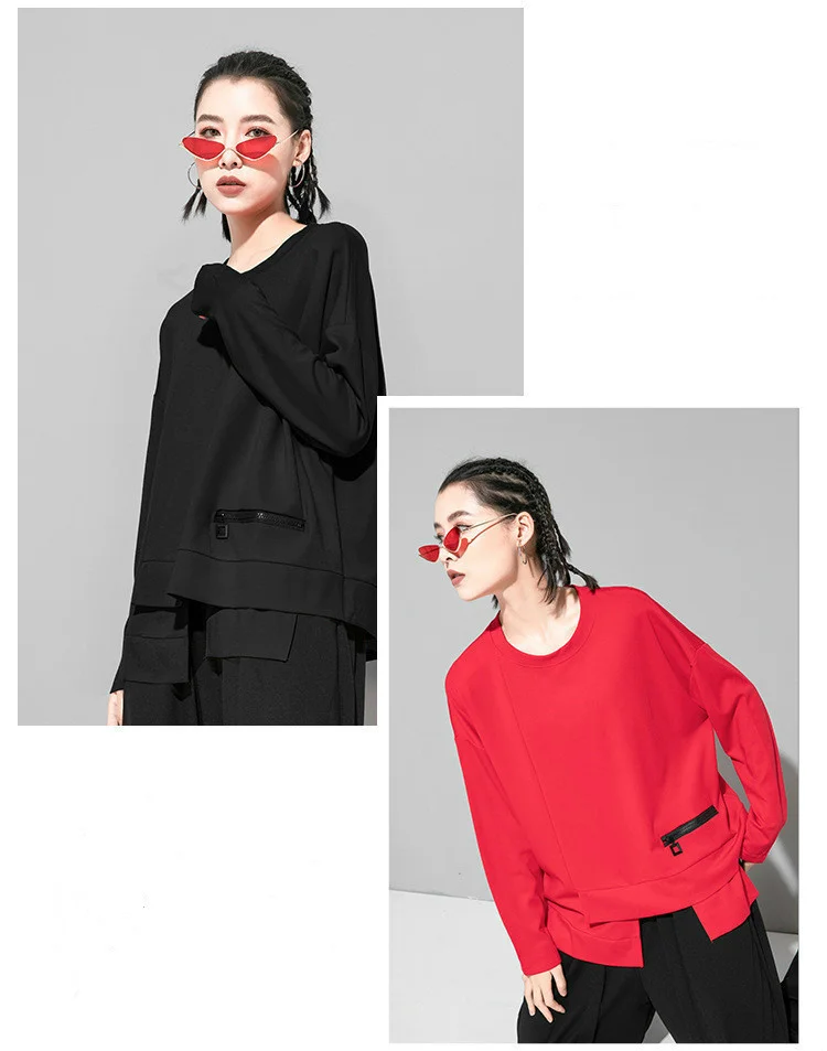 Amax luluE 2025 Spring Korean Women Fashion Tops Loose Tee Shirts Ladies Classic Vintage Casual O Neck Solid Punk Cotton Clothes