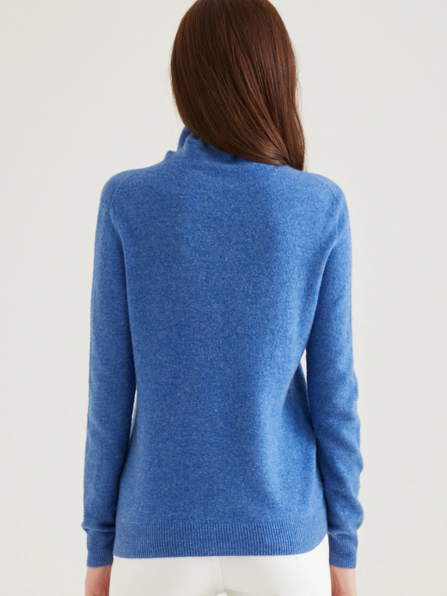 Turtleneck Sweater Woman Knitwears Tops 100% Merino Wool Long Sleeve Top Fashion Women Sweaters Vintage Knit Pullovers Clothing
