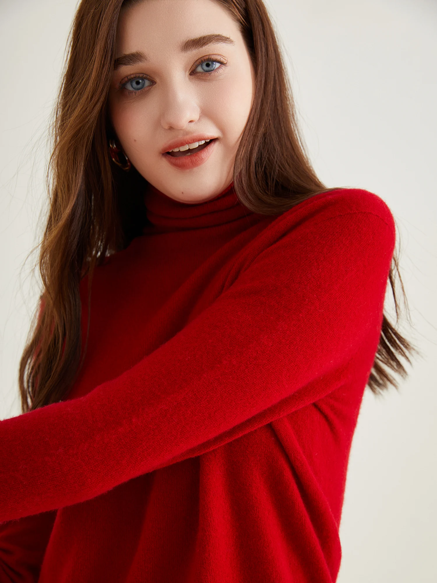 Turtleneck Sweater Woman Knitwears Tops 100% Merino Wool Long Sleeve Top Fashion Women Sweaters Vintage Knit Pullovers Clothing