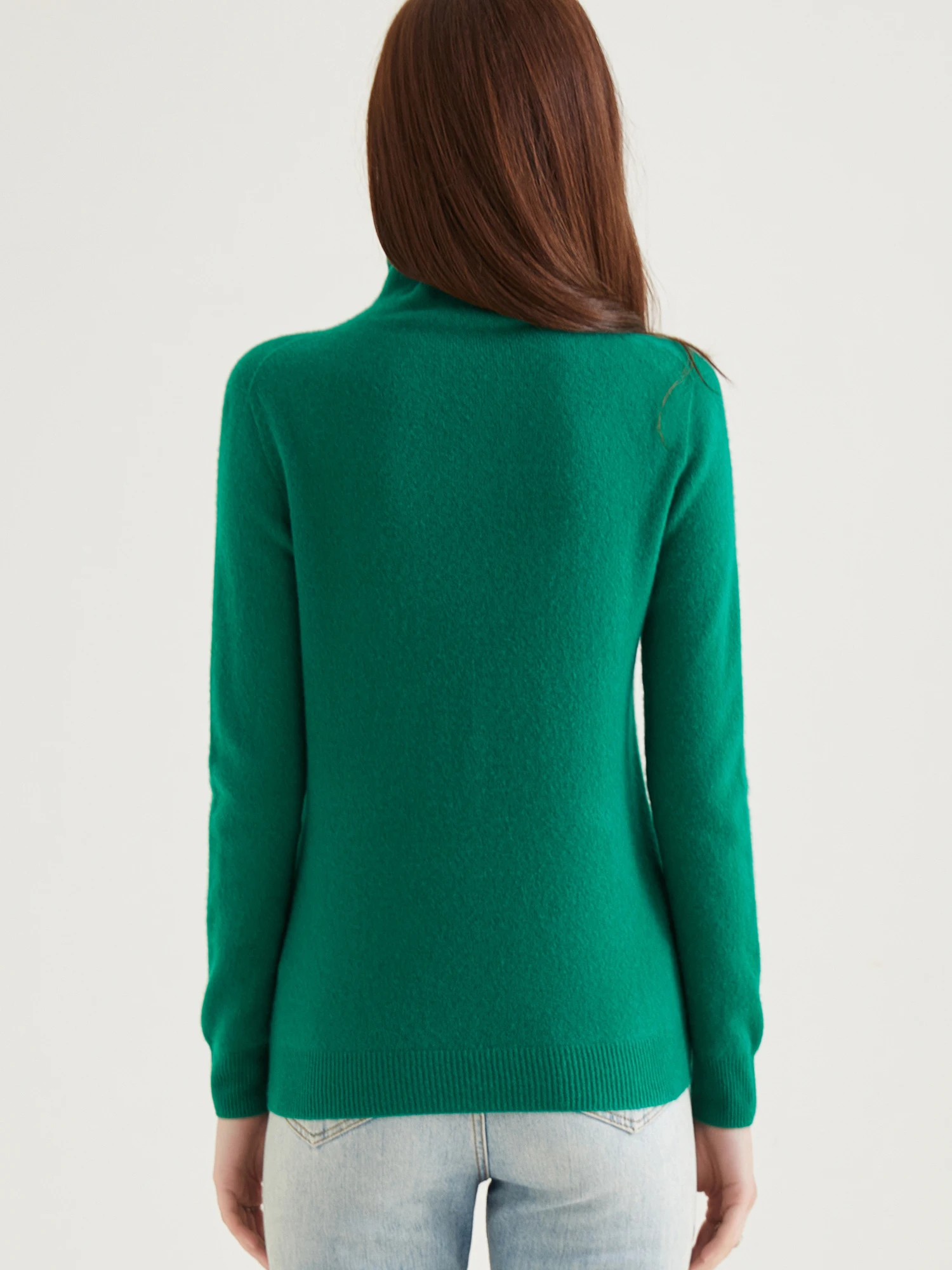 Turtleneck Sweater Woman Knitwears Tops 100% Merino Wool Long Sleeve Top Fashion Women Sweaters Vintage Knit Pullovers Clothing
