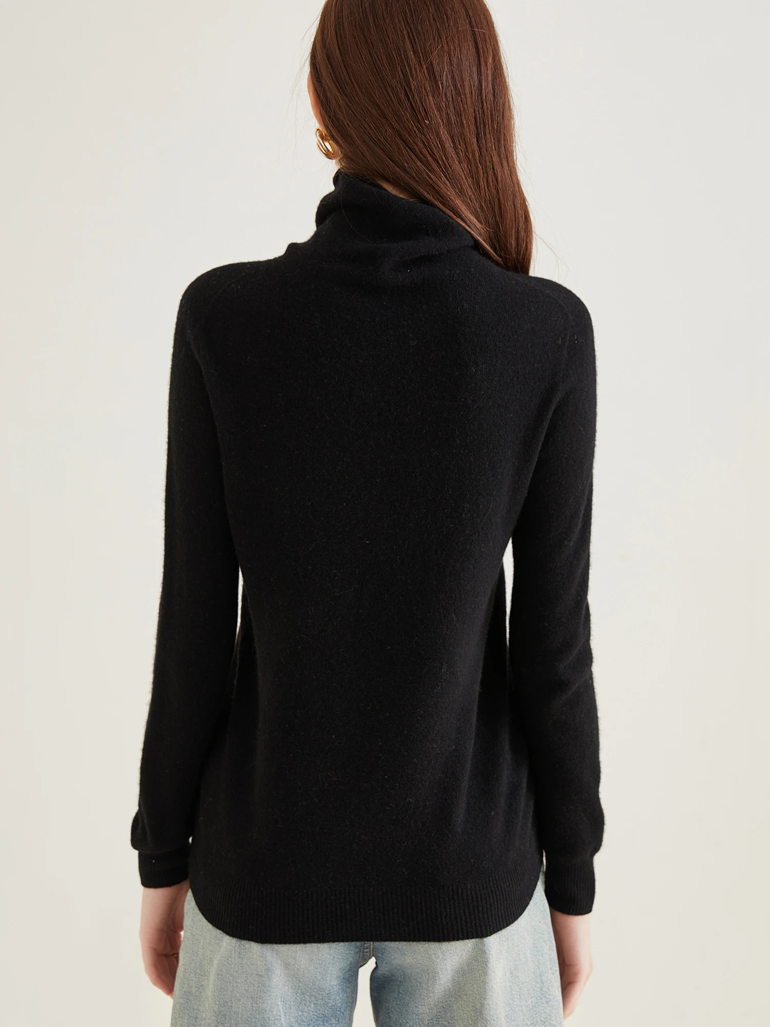 Turtleneck Sweater Woman Knitwears Tops 100% Merino Wool Long Sleeve Top Fashion Women Sweaters Vintage Knit Pullovers Clothing