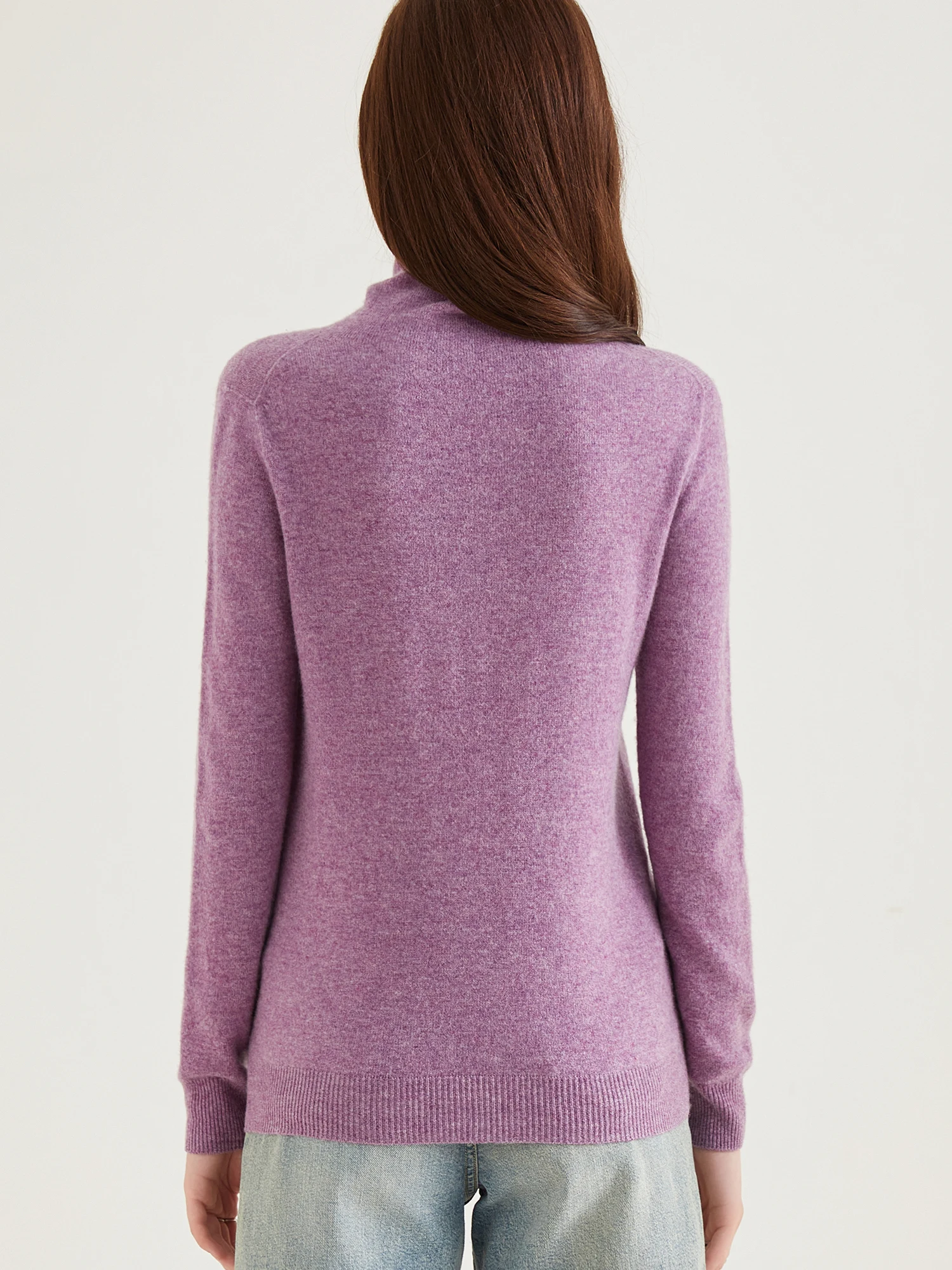 Turtleneck Sweater Woman Knitwears Tops 100% Merino Wool Long Sleeve Top Fashion Women Sweaters Vintage Knit Pullovers Clothing