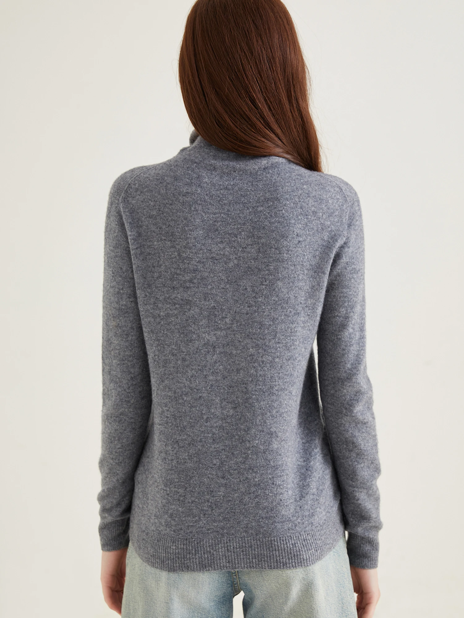Turtleneck Sweater Woman Knitwears Tops 100% Merino Wool Long Sleeve Top Fashion Women Sweaters Vintage Knit Pullovers Clothing