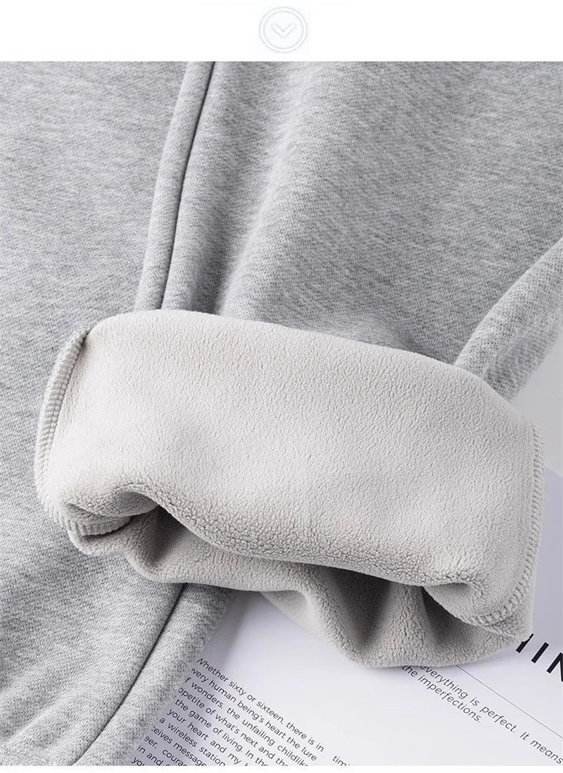 Casual Sweatpants Women's Fleece Thicken Straight Trousers Elastic Waist Streetwear Ladies Cotton Sport Pants Autumn Winter 2024