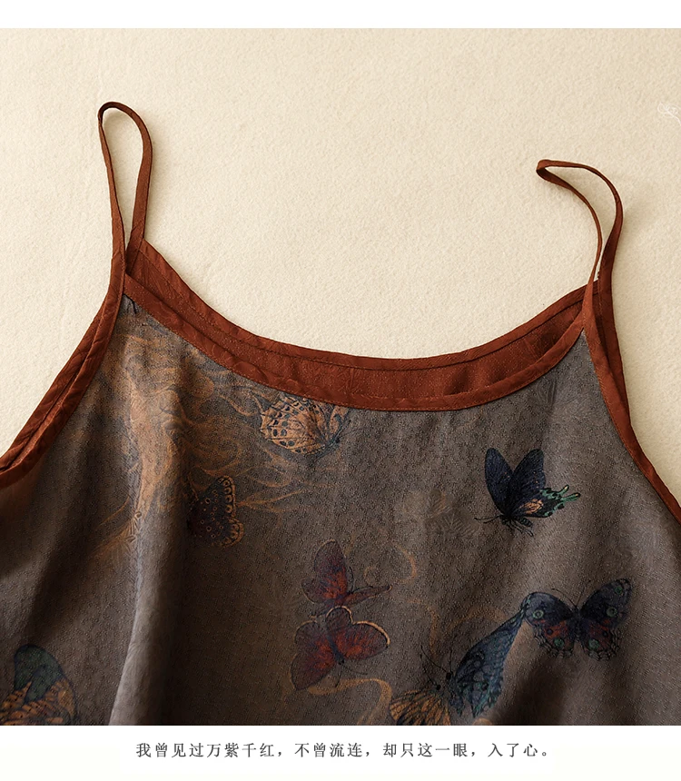 Chinese Style Women Casual Tanks Tops New Arrival 2024 Summer Vintage Print Basics Female Sleeveless Camis B3901