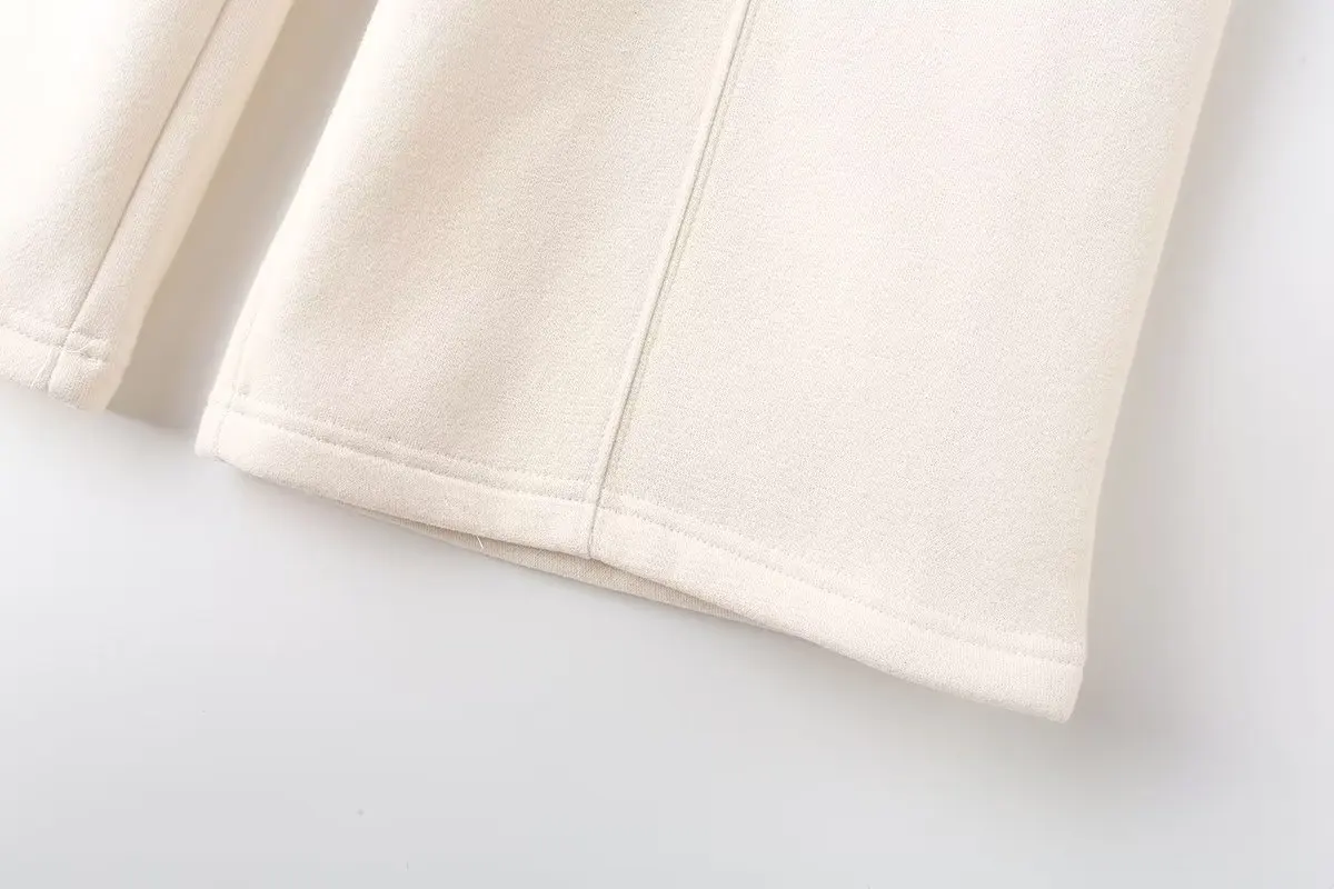 Cotton Zipper Cardigan Sets To Woman 2024 Tracksuit Suits Baggy Pants Sportswear Women Sweater 2 Piece Set Women Outfits