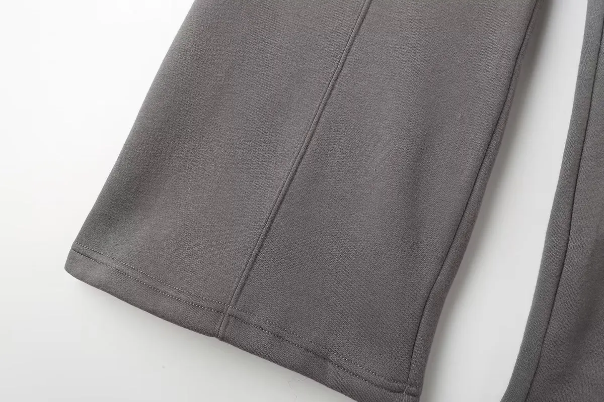 Cotton Zipper Cardigan Sets To Woman 2024 Tracksuit Suits Baggy Pants Sportswear Women Sweater 2 Piece Set Women Outfits