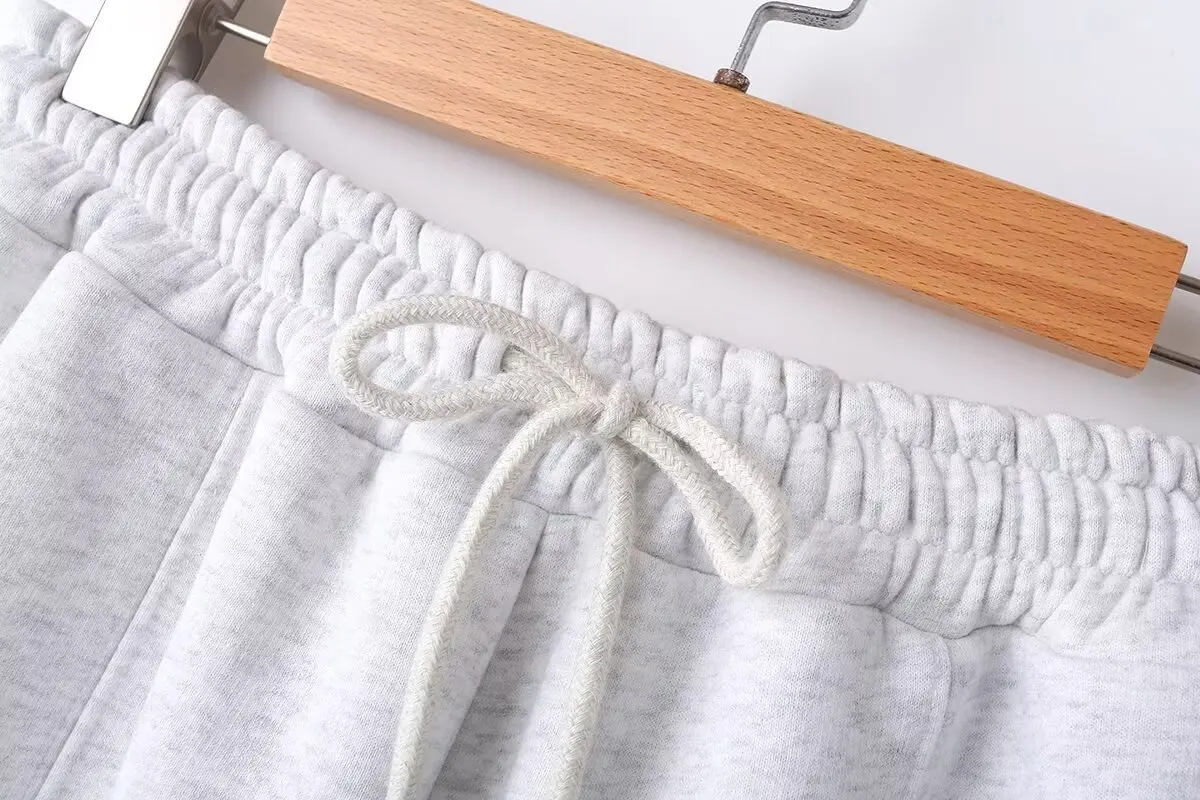 Cotton Zipper Cardigan Sets To Woman 2024 Tracksuit Suits Baggy Pants Sportswear Women Sweater 2 Piece Set Women Outfits