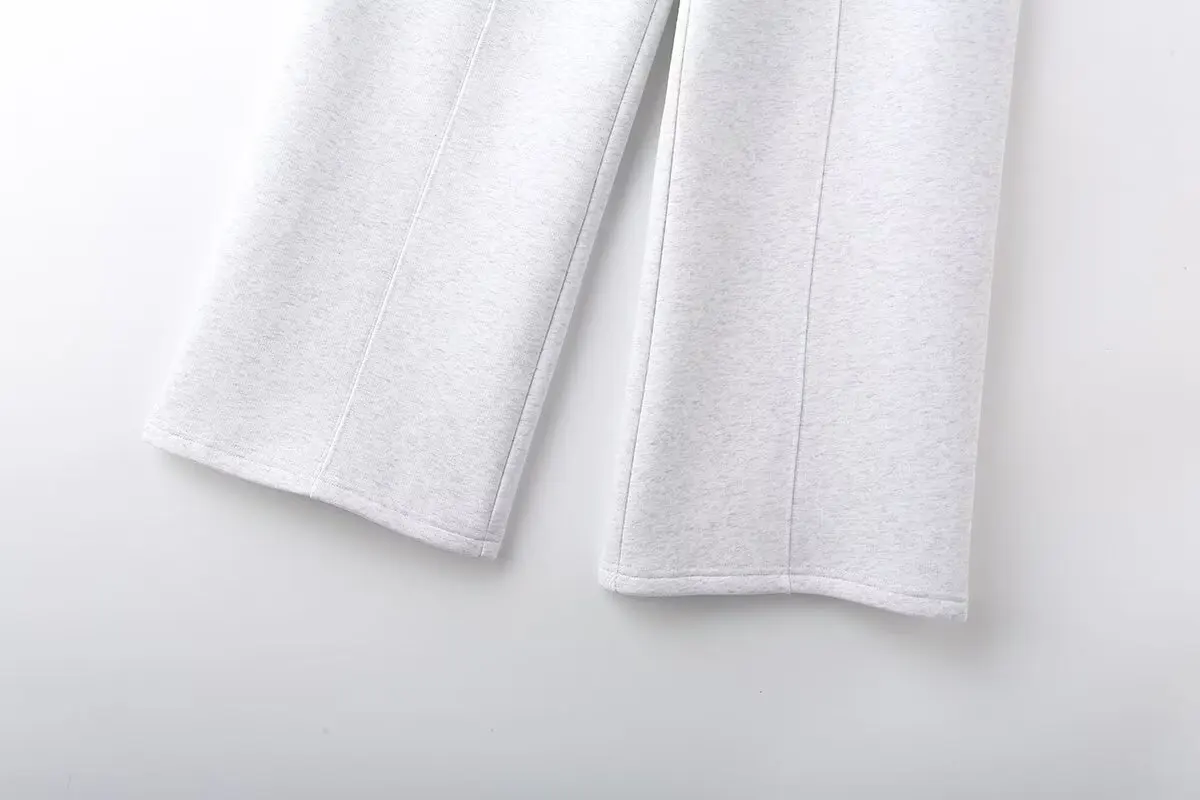 Cotton Zipper Cardigan Sets To Woman 2024 Tracksuit Suits Baggy Pants Sportswear Women Sweater 2 Piece Set Women Outfits