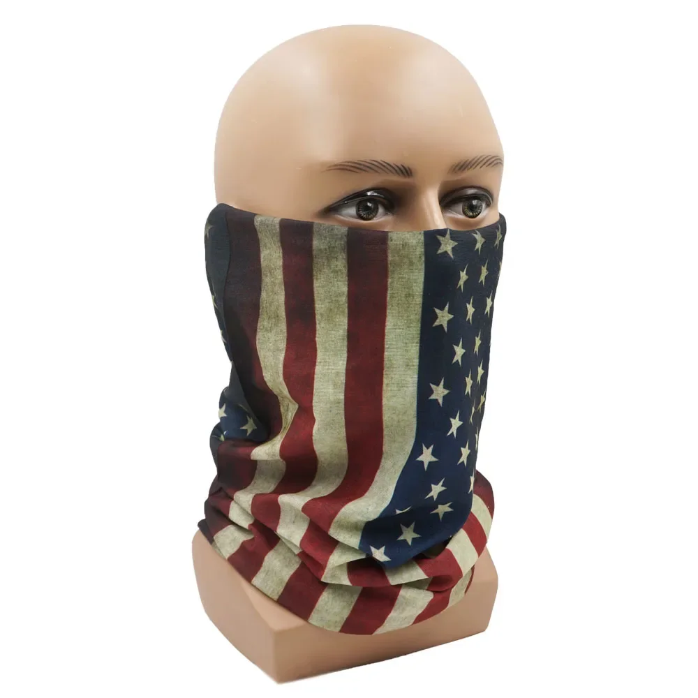 World Football Fans National Flag Bandana Spain Netherlands France Korea Chile Neck Gaiter Seamless Face Mask Men Headwear Scarf