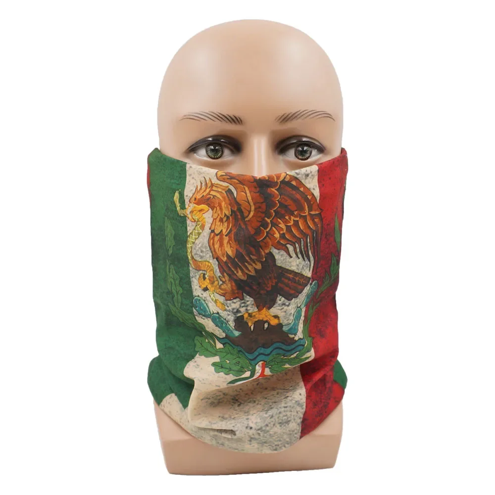 World Football Fans National Flag Bandana Spain Netherlands France Korea Chile Neck Gaiter Seamless Face Mask Men Headwear Scarf
